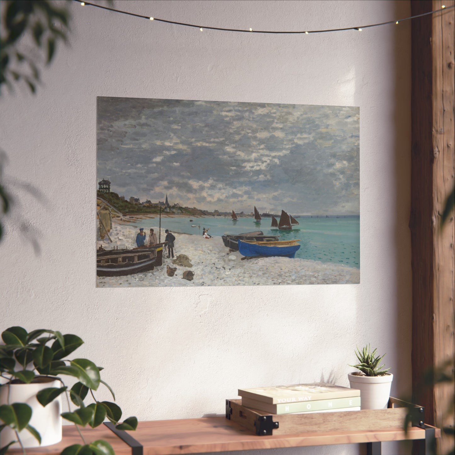Claude Monet - The Beach at Sainte-Adresse | Fine Art Poster