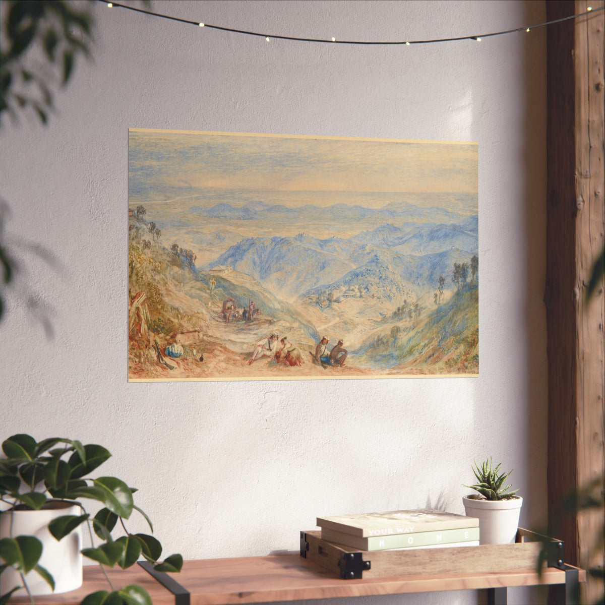 Mussooree and the Dhoon from Landour — Joseph Mallord William Turner Fine Art Poster