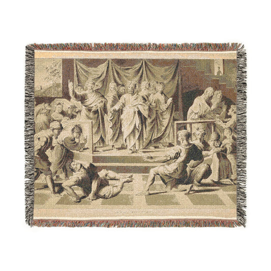 Death of Ananias — Constable Tapestry Blanket