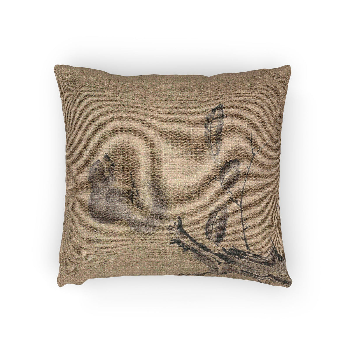 Squirrels on the Chestnut Tree Pillow