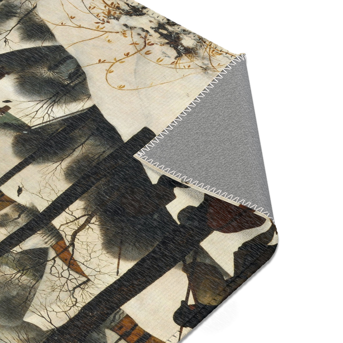 Hunters in the Snow (Winter) — Bruegel Area Rug