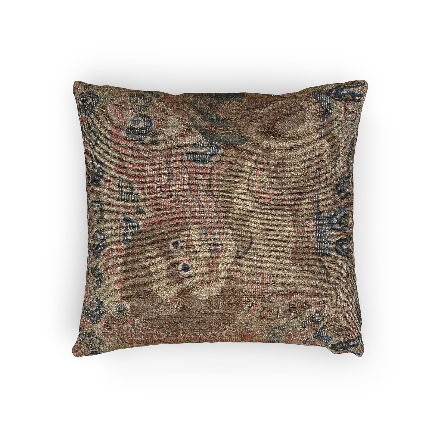 152_rank-badge-with-lion-ming | Woven Pillow