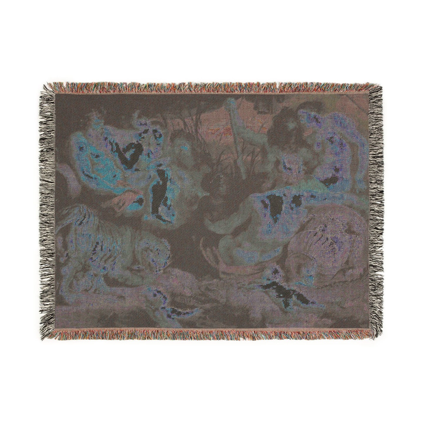 Peter Paul Rubens - The Four Continents | Woven Tapestry Blanket