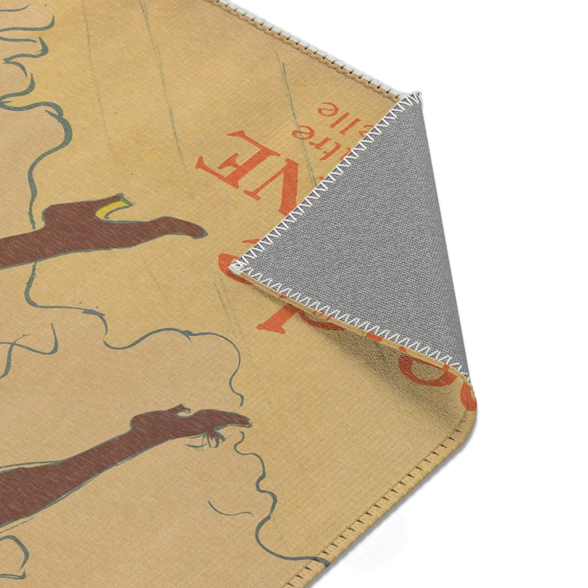 Mademoiselle Eglantine's Troupe — Toulouse-Lautrec Area Rug