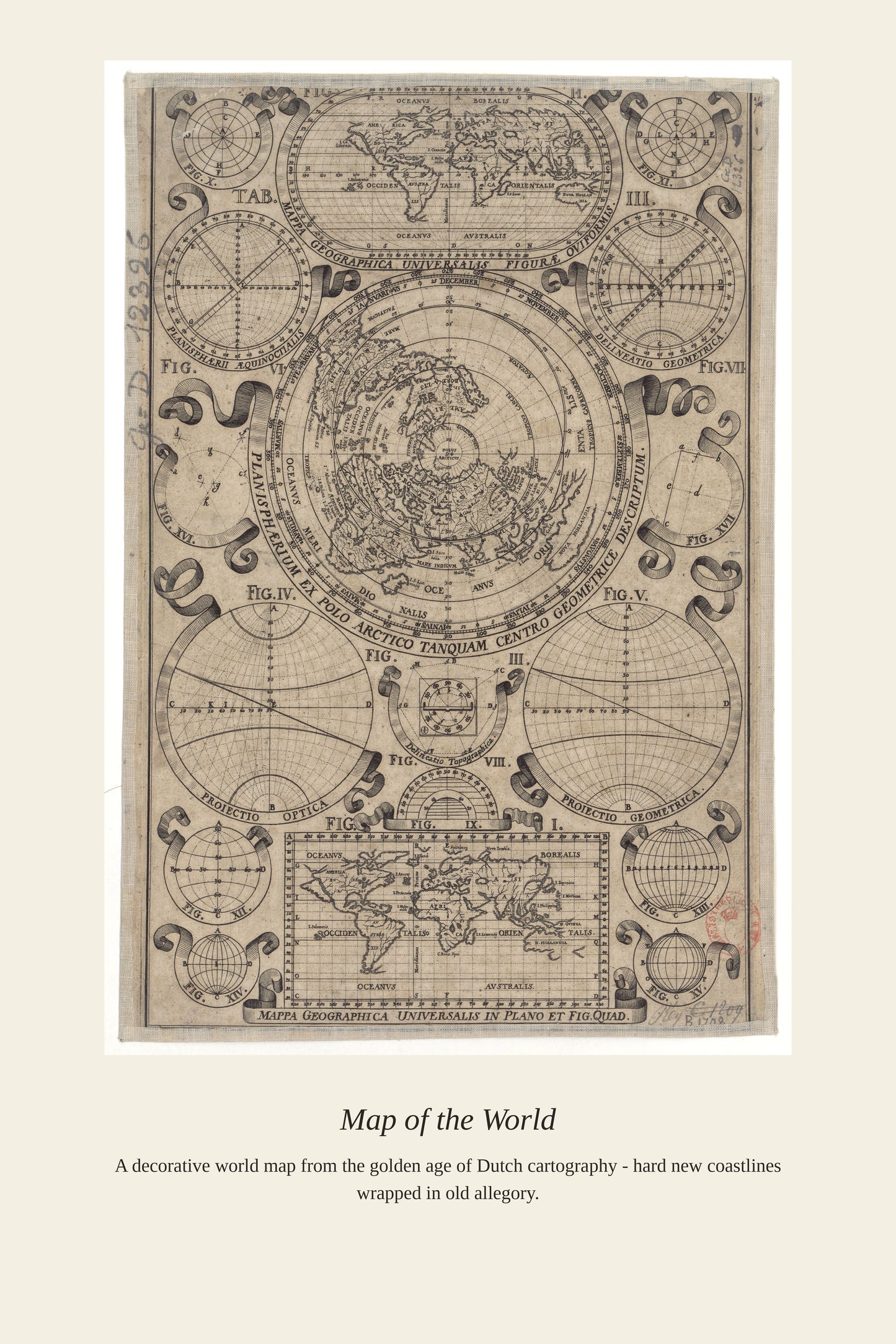 Cellarius Celestial Chart (7) - Antique Celestial Print
