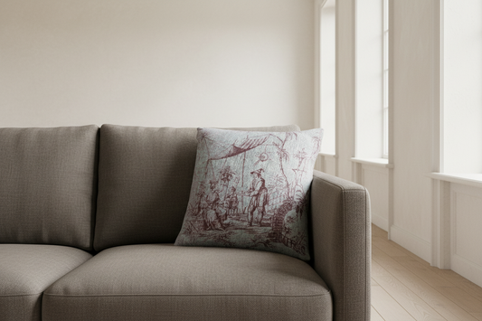 Chinoiserie Furnishing Fabric X Pillow