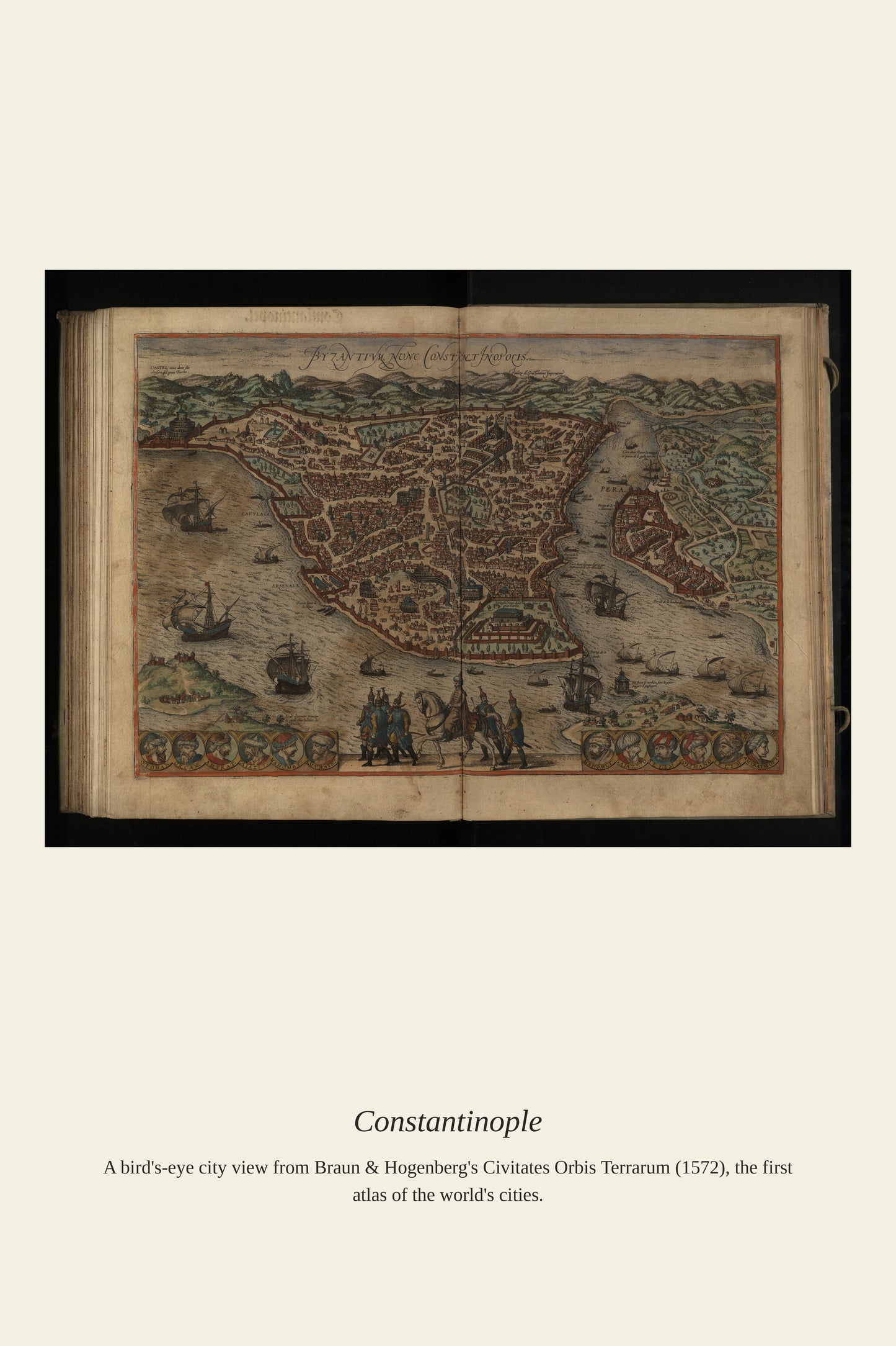Constantinople (3) - Antique City Map Print