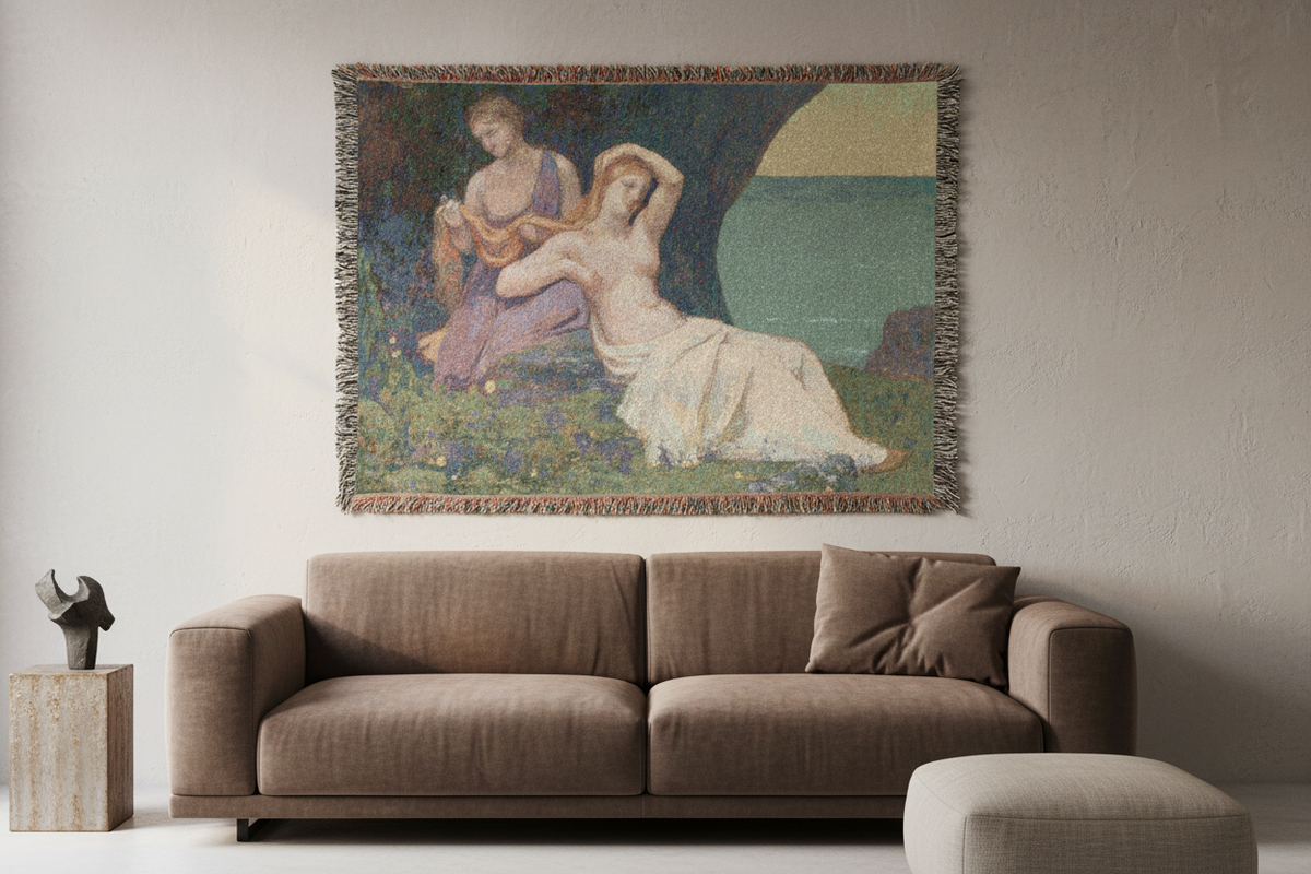 In the Heather — De Chavannes Tapestry Blanket