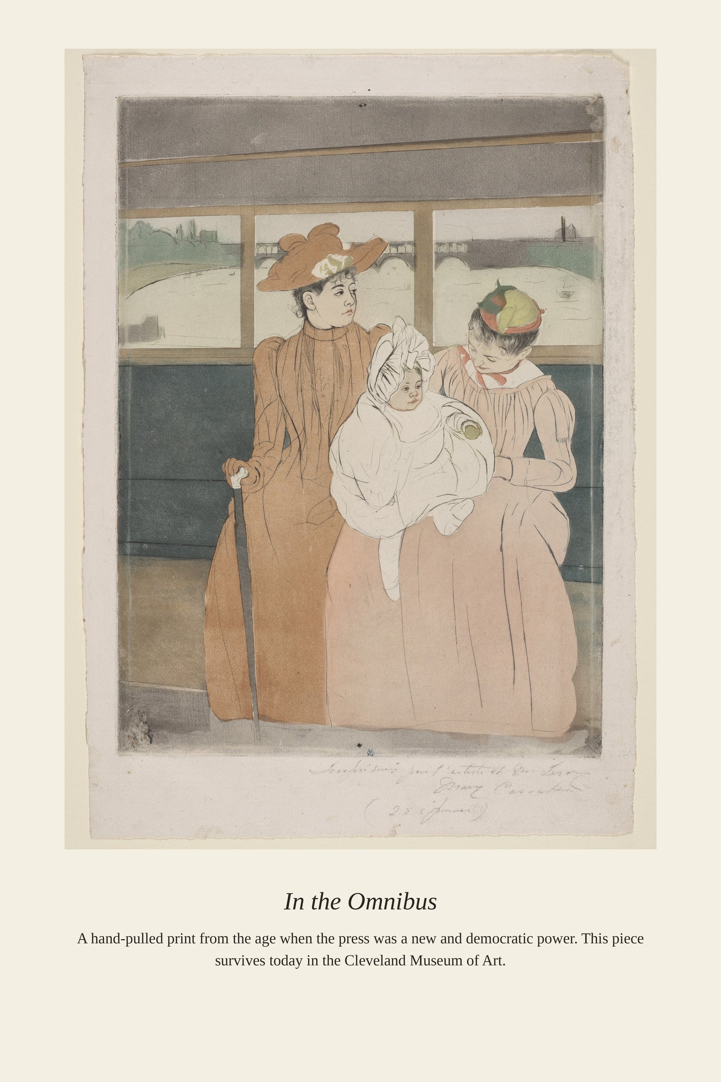 In the Omnibus - Antique Asian Art Print