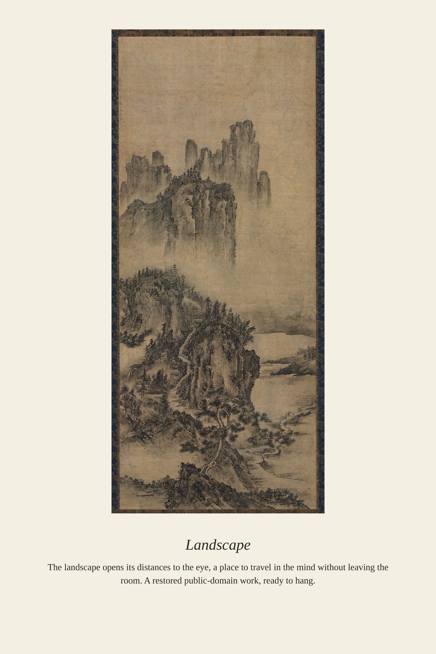 Landscape (8) - Antique Landscape Print