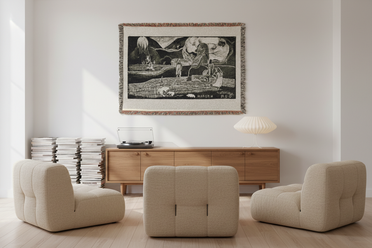 Offerings of Gratitude — Gauguin Tapestry Blanket
