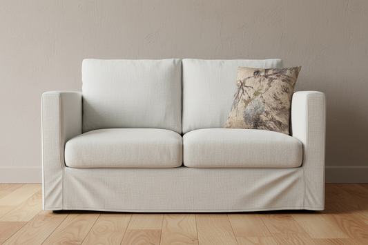 Paradise Flycatchers and Wisteria Pillow