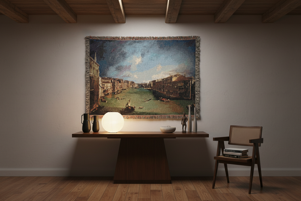 Piazza San Marco — Canaletto Tapestry Blanket
