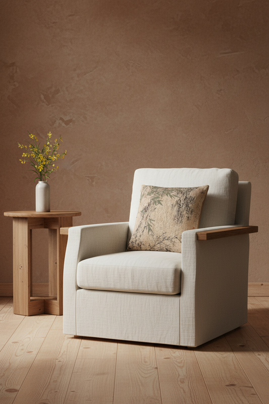 Plum Pine and Bamboo Pillow