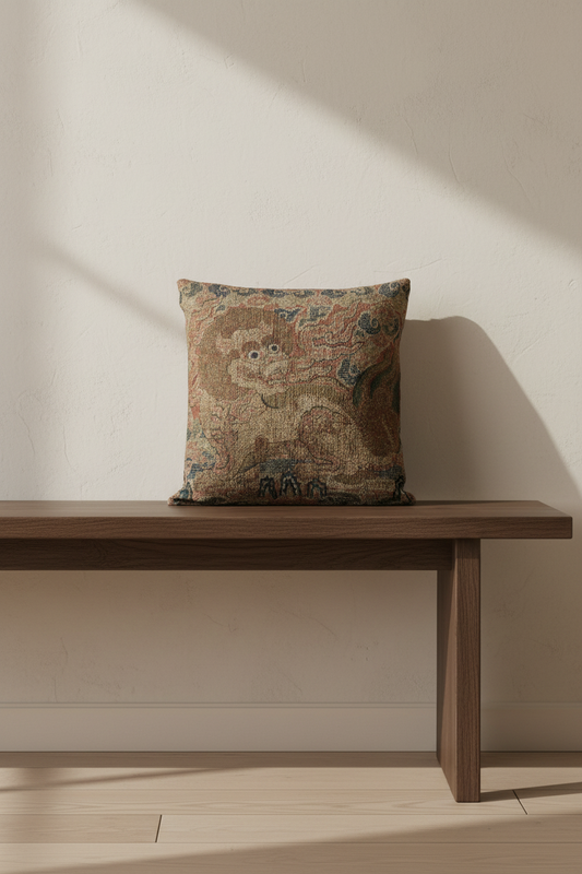 Rank Badge with Lion (Ming) Pillow