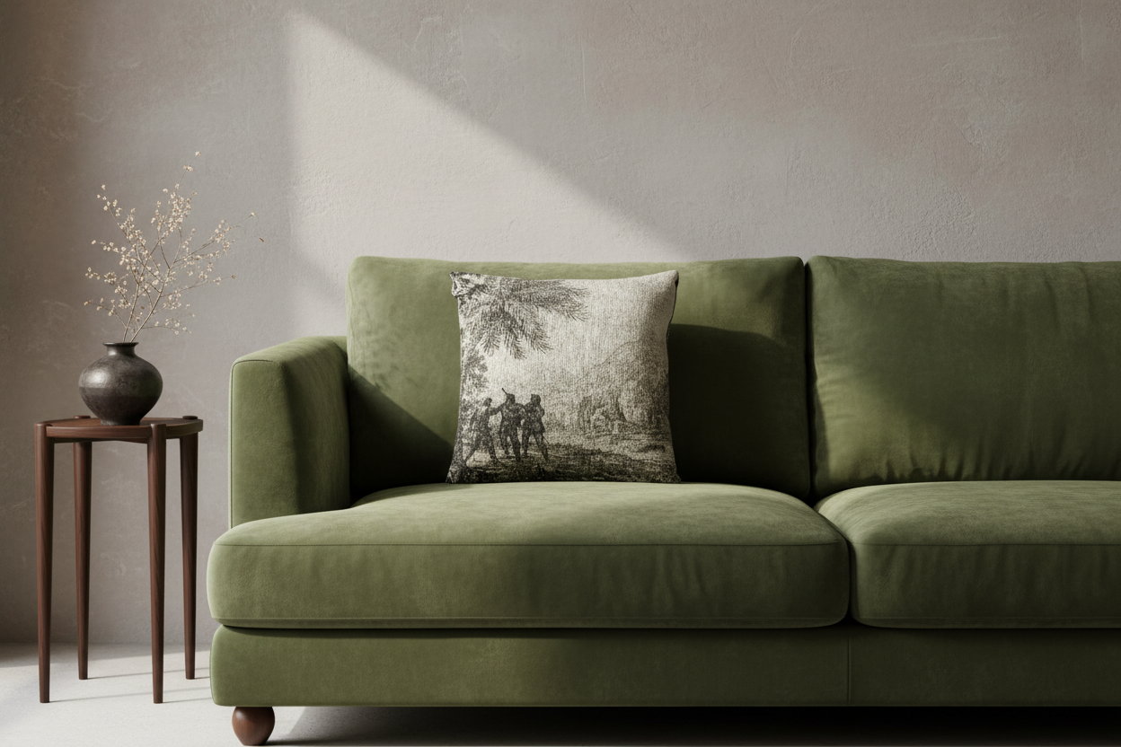 Scene of Brigands — Lorrain Pillow