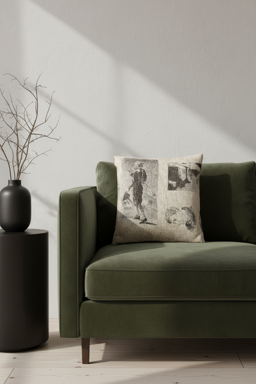 Sheet of Sketches — Delacroix Pillow