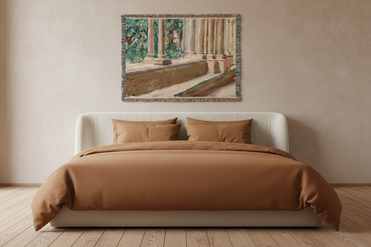 Tarragona Terrace and Garden — Sargent Tapestry Blanket