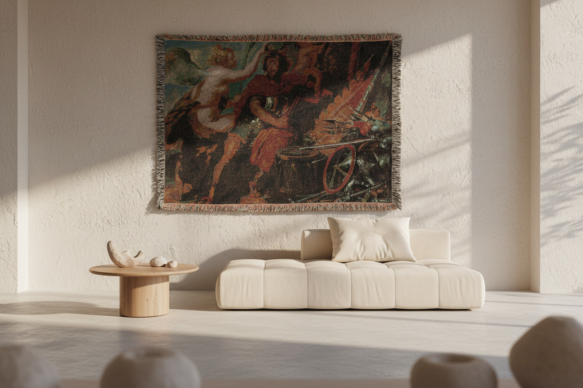 The Apotheosis of the Hero (after Rubens) Tapestry Blanket