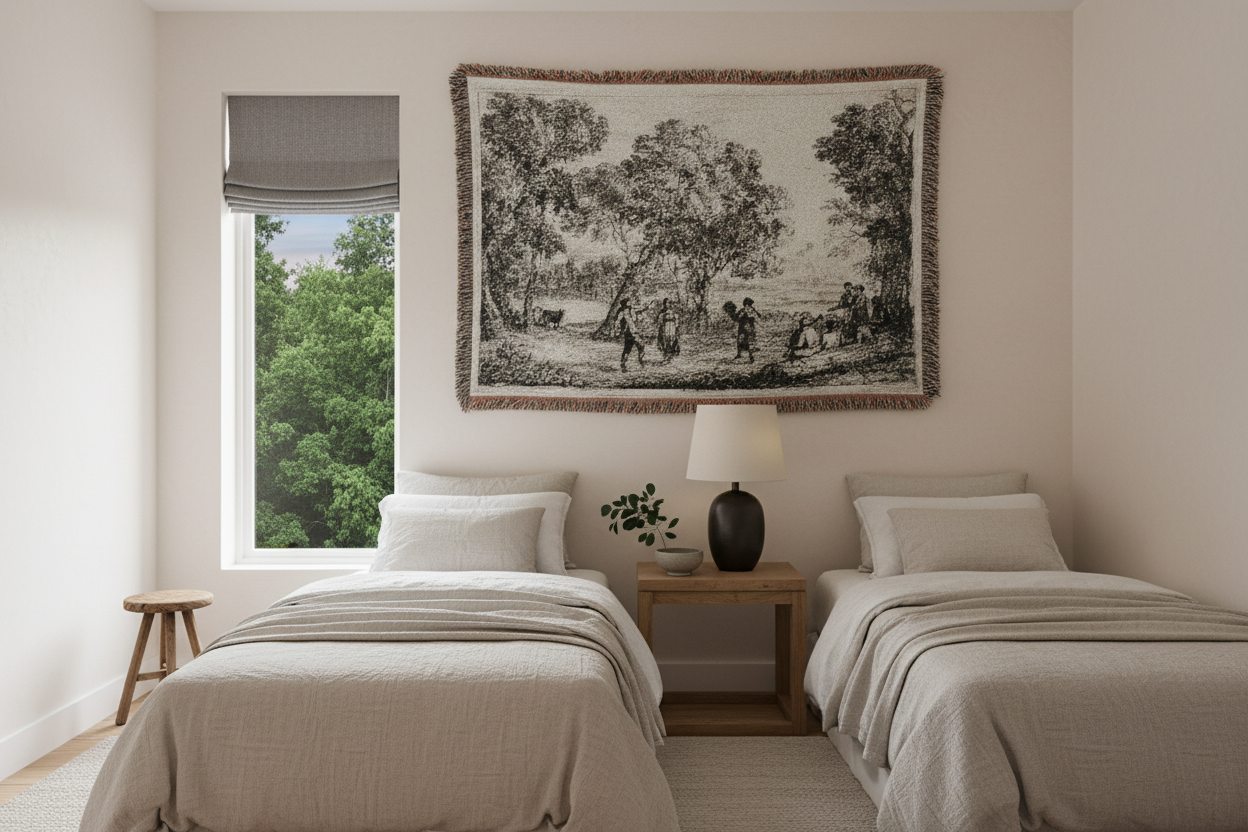 The Country Dance — Lorrain Tapestry Blanket