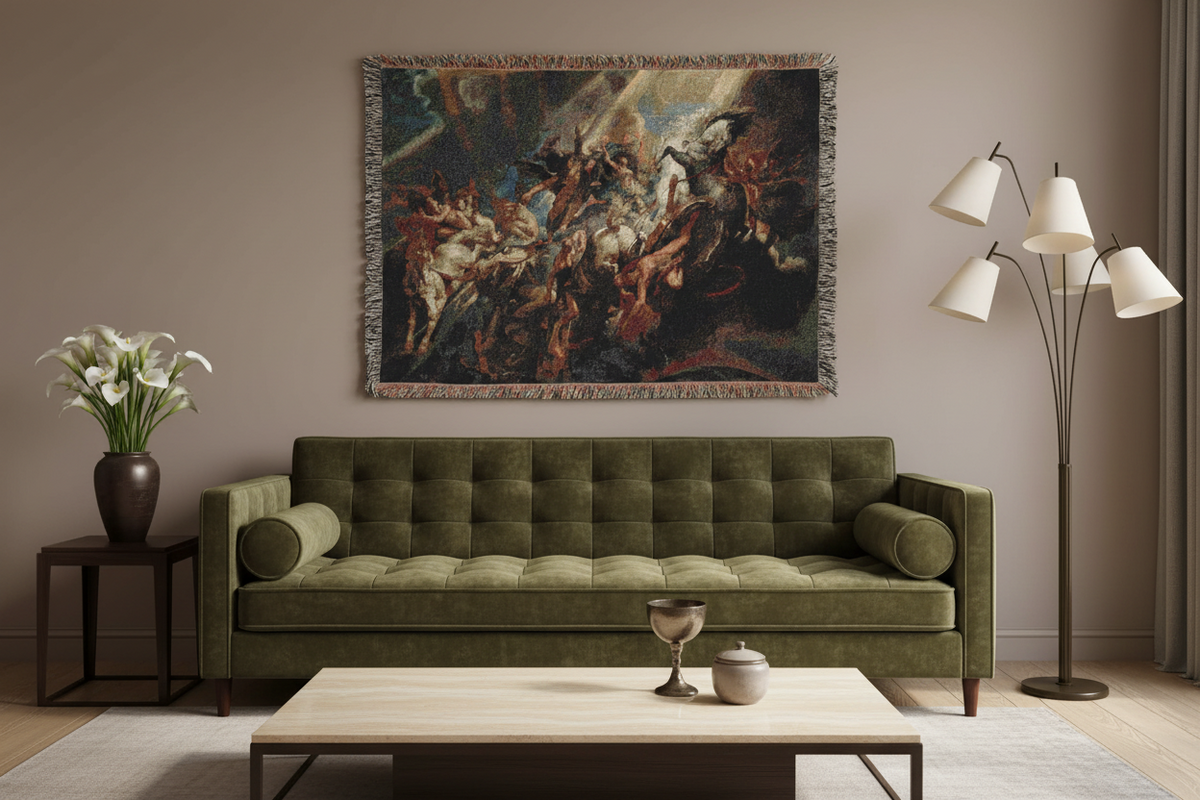 The Fall of Phaeton — Rubens Tapestry Blanket