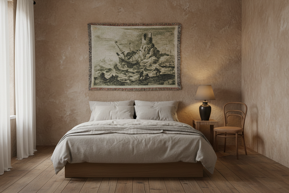 The Shipwreck — Lorrain Tapestry Blanket