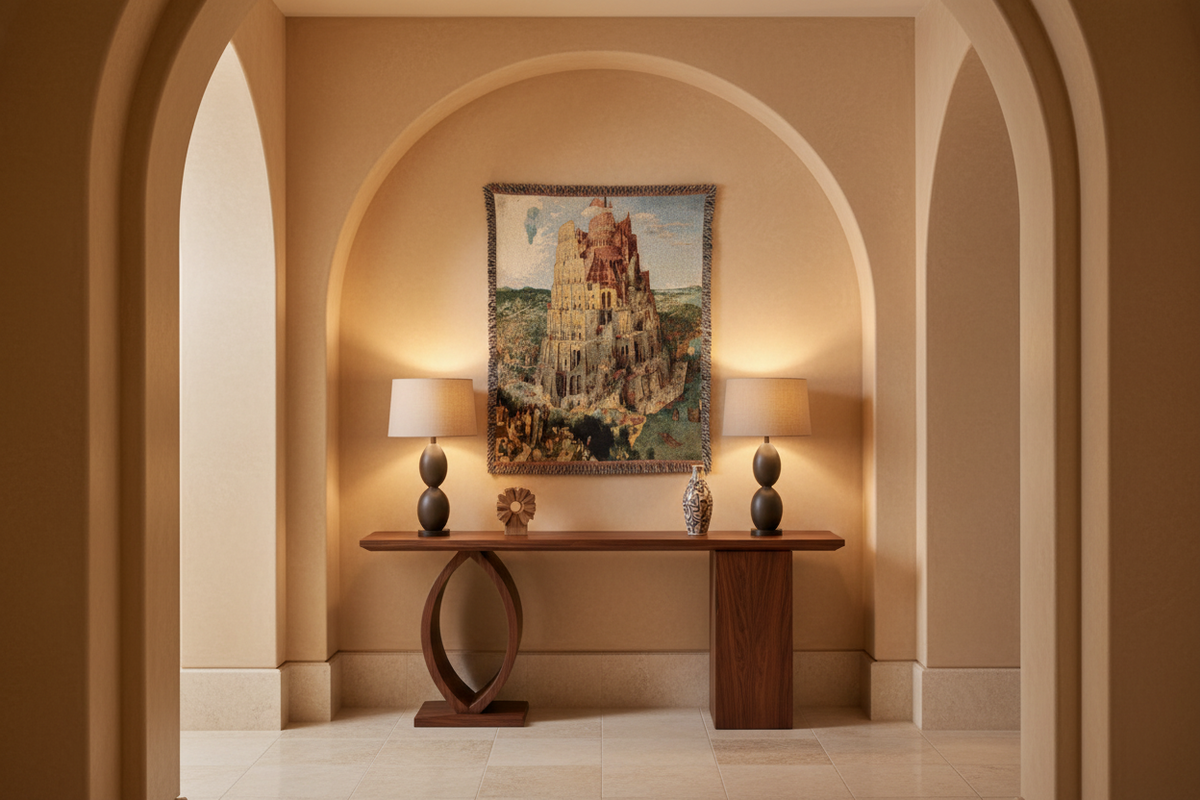 The Tower of Babel (Vienna) — Bruegel Tapestry Blanket