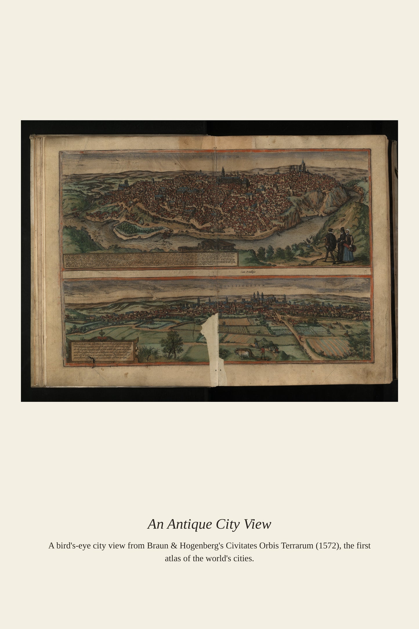 Toledo (2) - Antique City Map Print