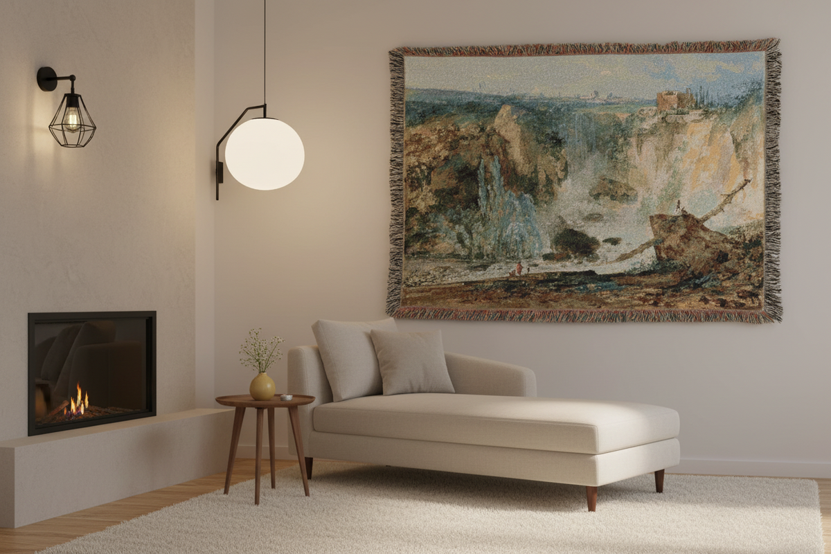 Waterfall — Moreau Tapestry Blanket