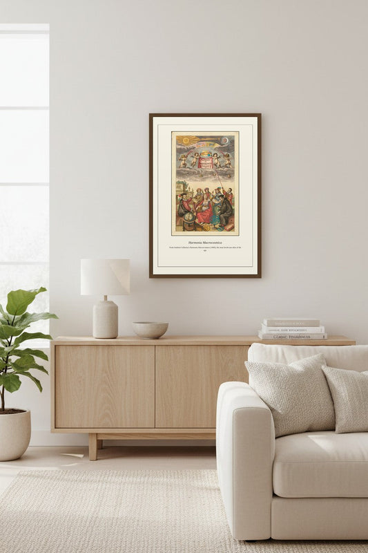Cellarius Celestial Chart (26) — Antique Celestial Print