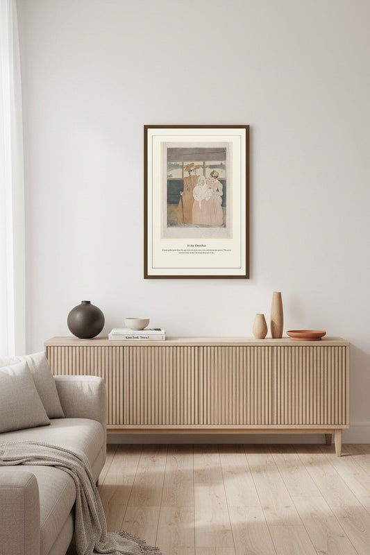 In the Omnibus — Antique Print