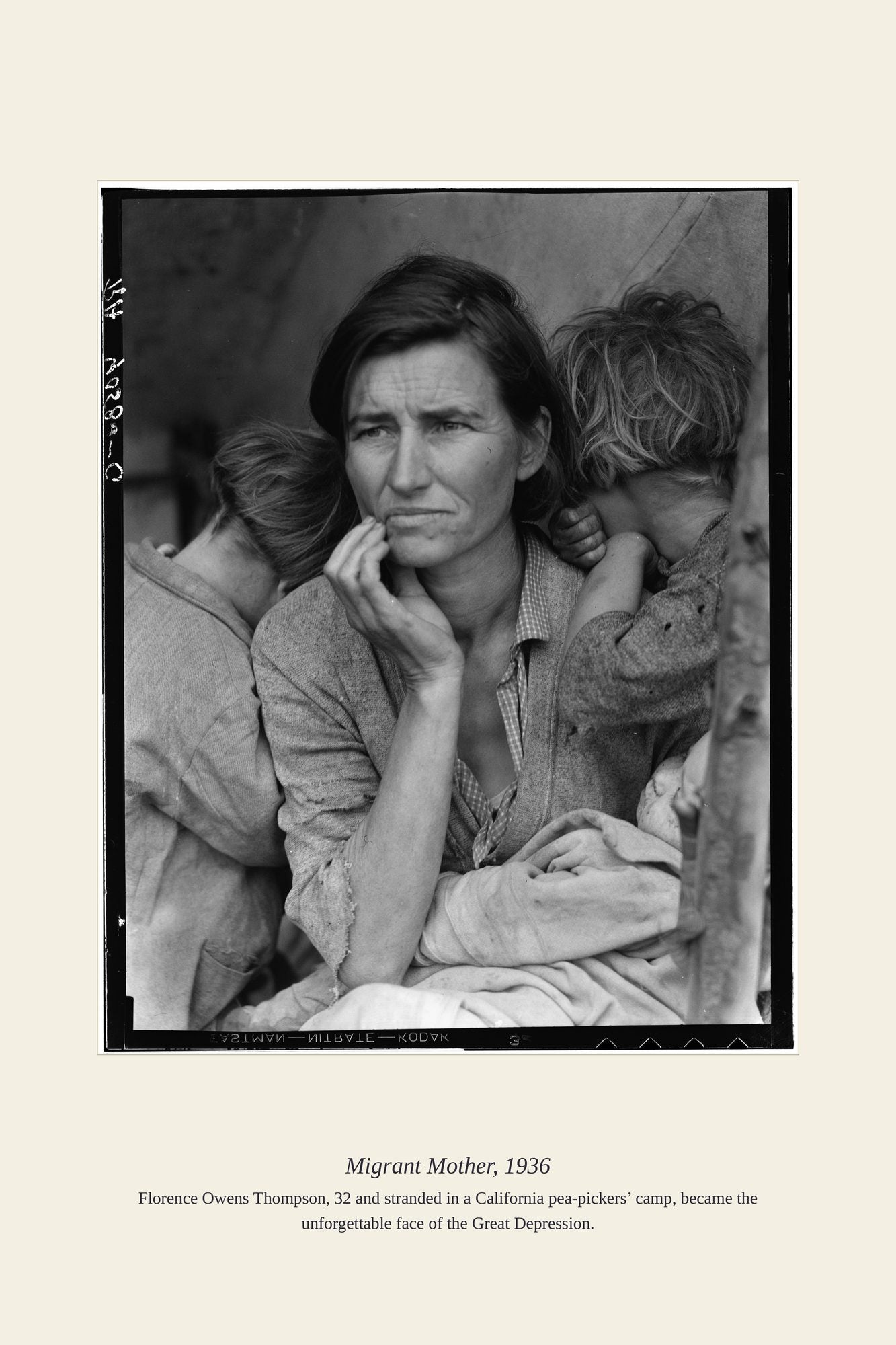 Migrant Mother, 1936 — antique art print