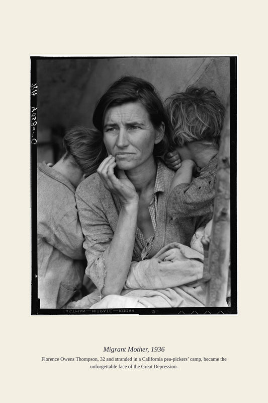 Migrant Mother, 1936 — antique art print
