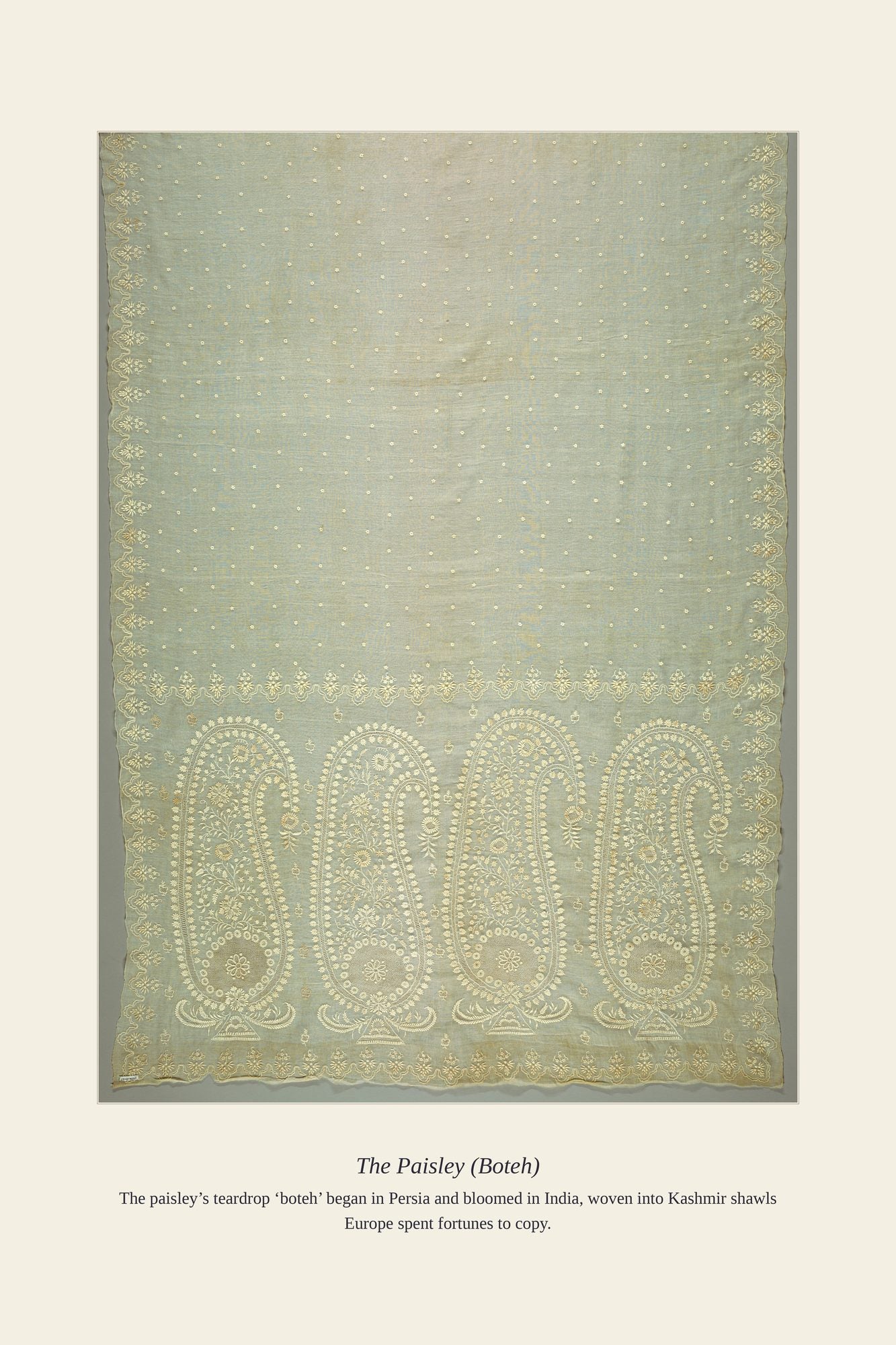 The Paisley (Boteh) — antique art print
