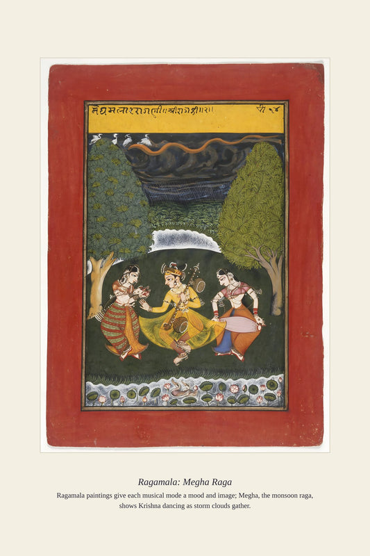 Ragamala: Megha Raga — antique art print