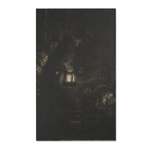 The Adoration of the Shepherds — Rembrandt Area Rug