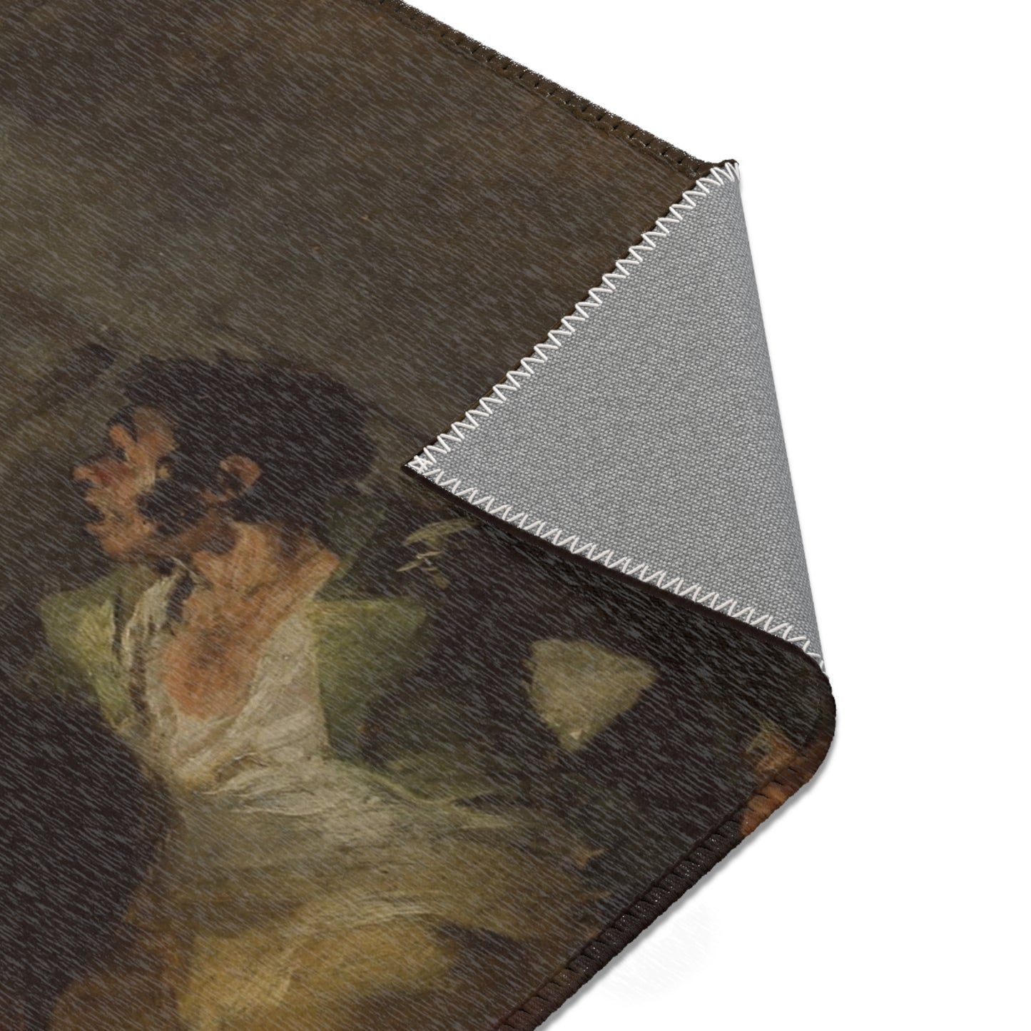 Francisco José de Goya y Lucientes - Friar Pedro Clubs El Maragato with the Butt of the Gun | Area Rug