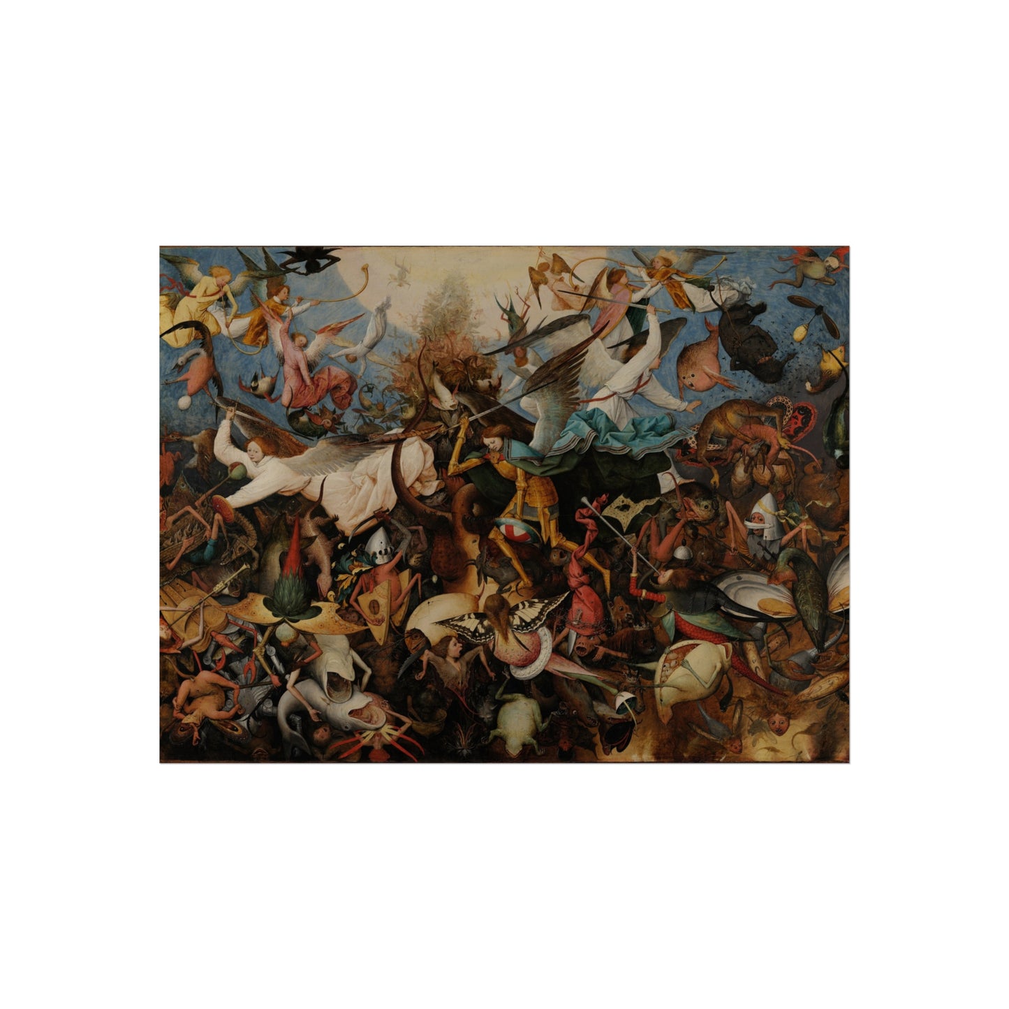 Pieter Bruegel the Elder - The Fall of the Rebel Angels - Google Art Project | Fine Art Poster