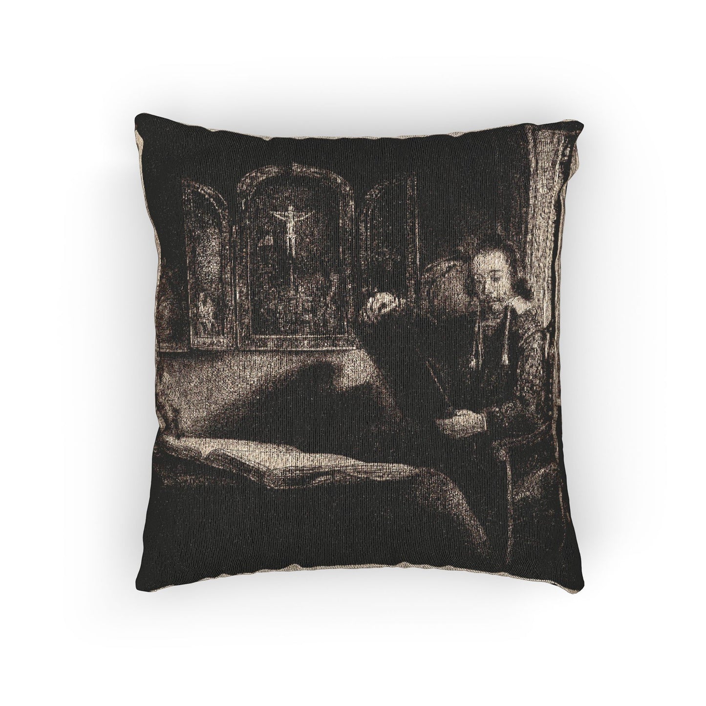 Rembrandt van Rijn - Abraham Francen, Apothecary | Woven Pillow