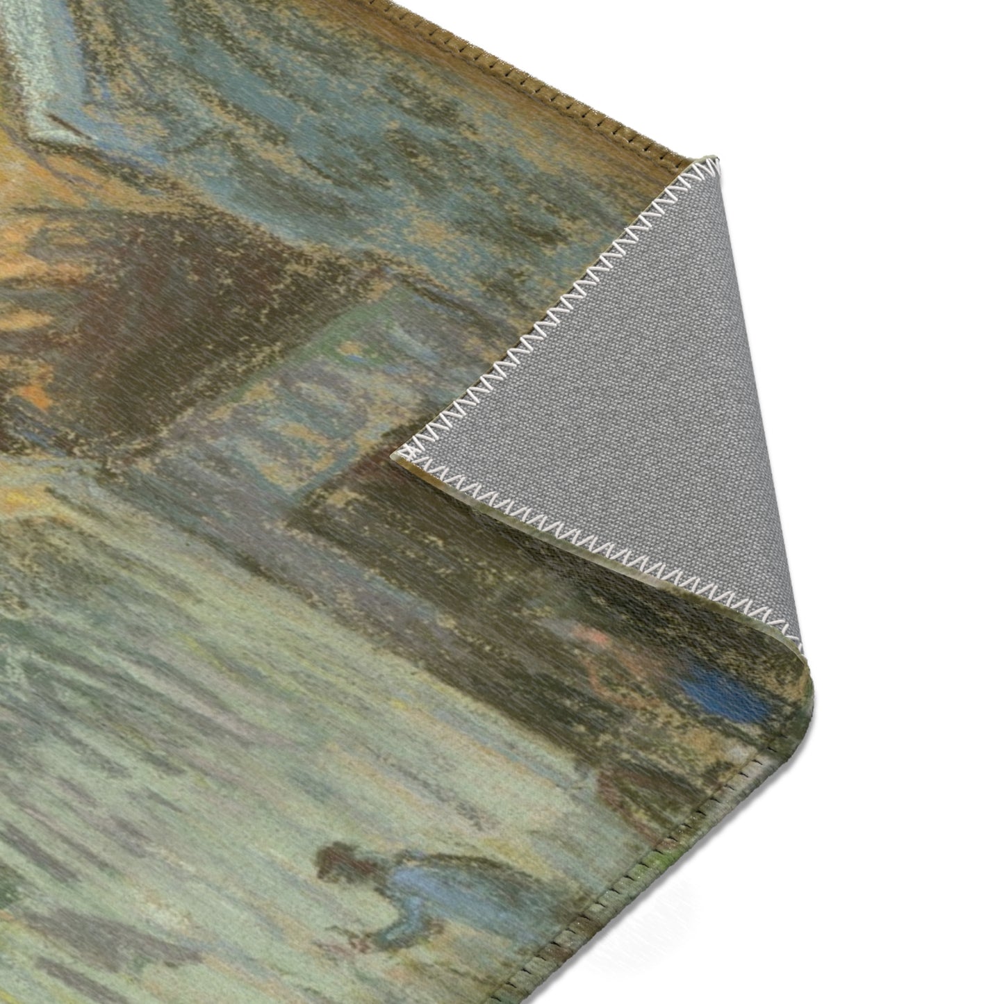 Alfred Sisley - A Corner of Moret-sur-Loing | Area Rug