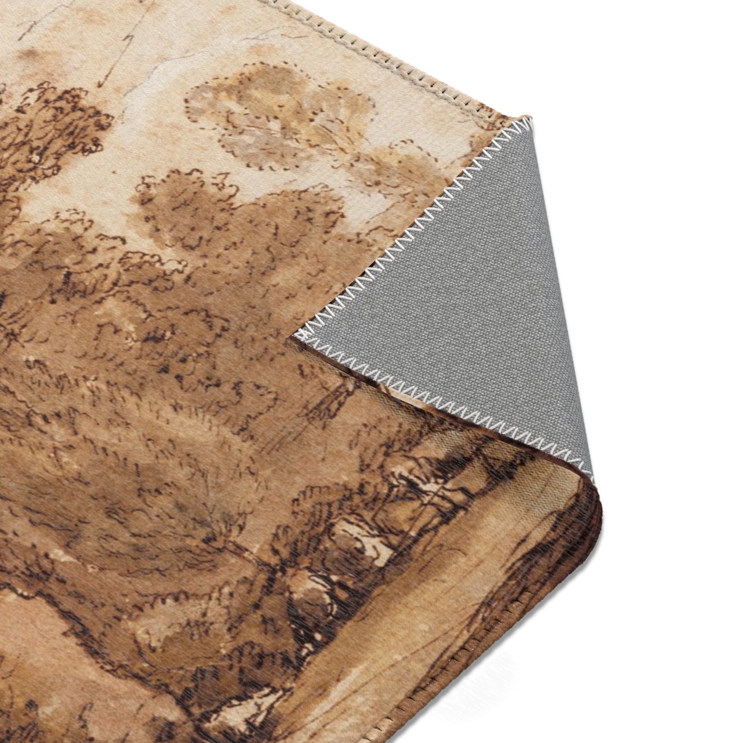 Claude Lorrain - A Rocky Hillside | Area Rug