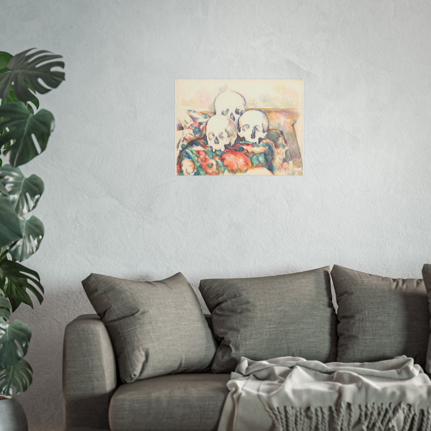 Paul Cezanne - The Three Skulls | Fine Art Poster