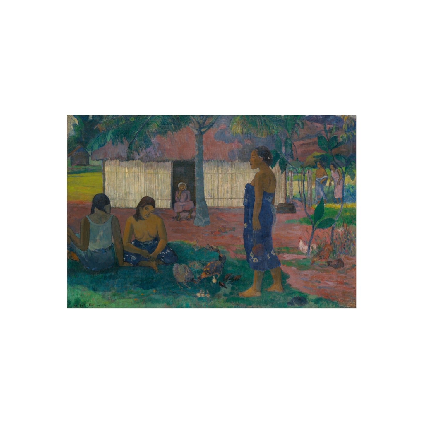 Paul Gauguin - No te aha oe riri (Why Are You Angry ) | Fine Art Poster