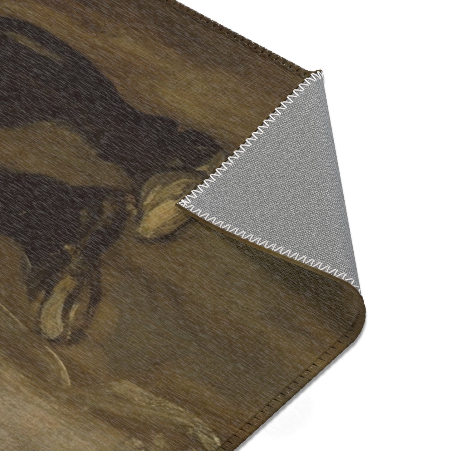 Francisco José de Goya y Lucientes - Friar Pedro Clubs El Maragato with the Butt of the Gun | Area Rug