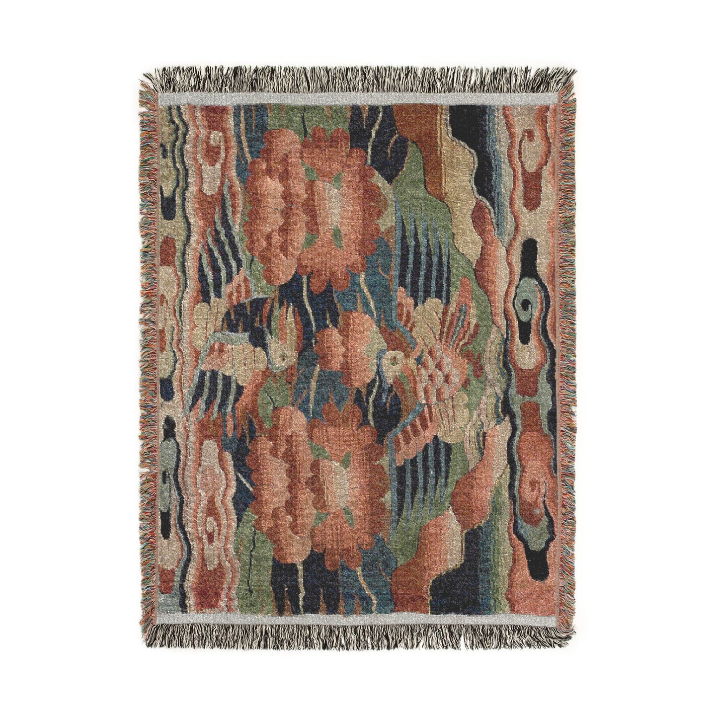 129_rank-badge-buzi | Woven Tapestry Blanket