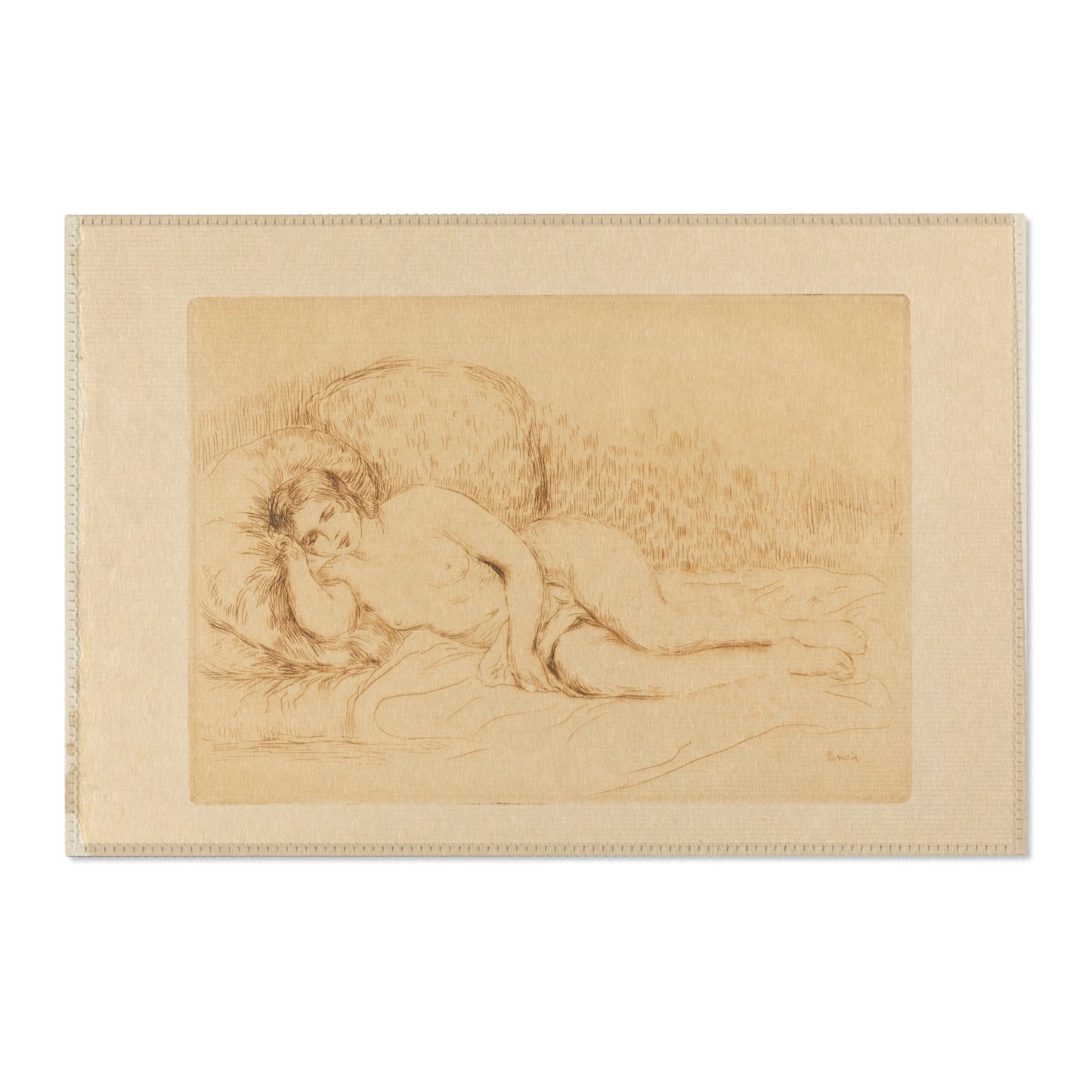Pierre-Auguste Renoir - Reclining Nude | Area Rug