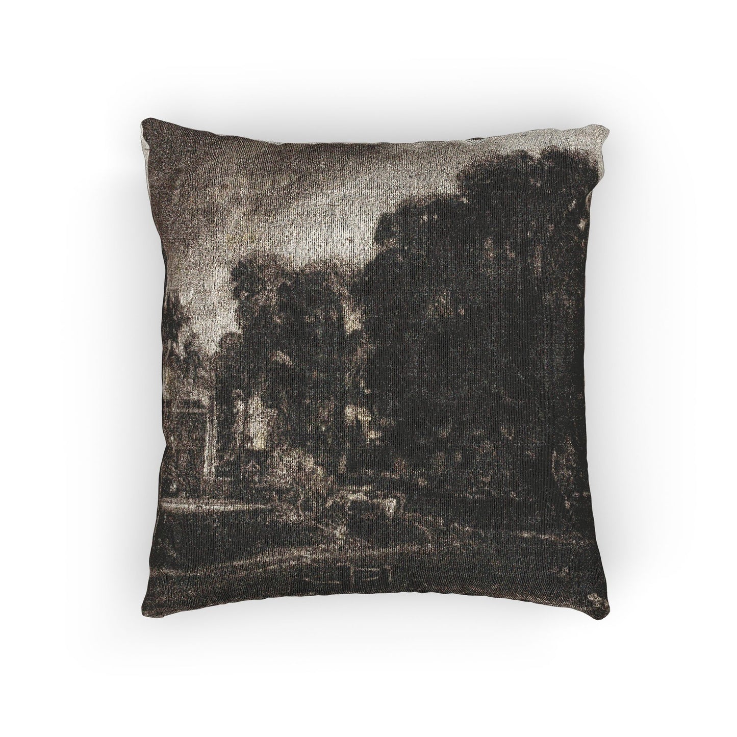 David Lucas - Frontispiece, to Mr. Constable's English Landscape, East Bergholt, Suffolk | Woven Pillow