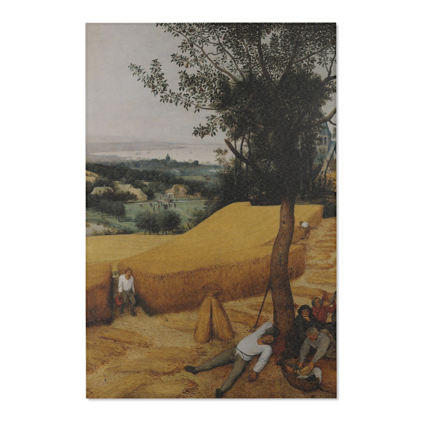 Pieter Bruegel the Elder- The Harvesters - Google Art Project | Area Rug