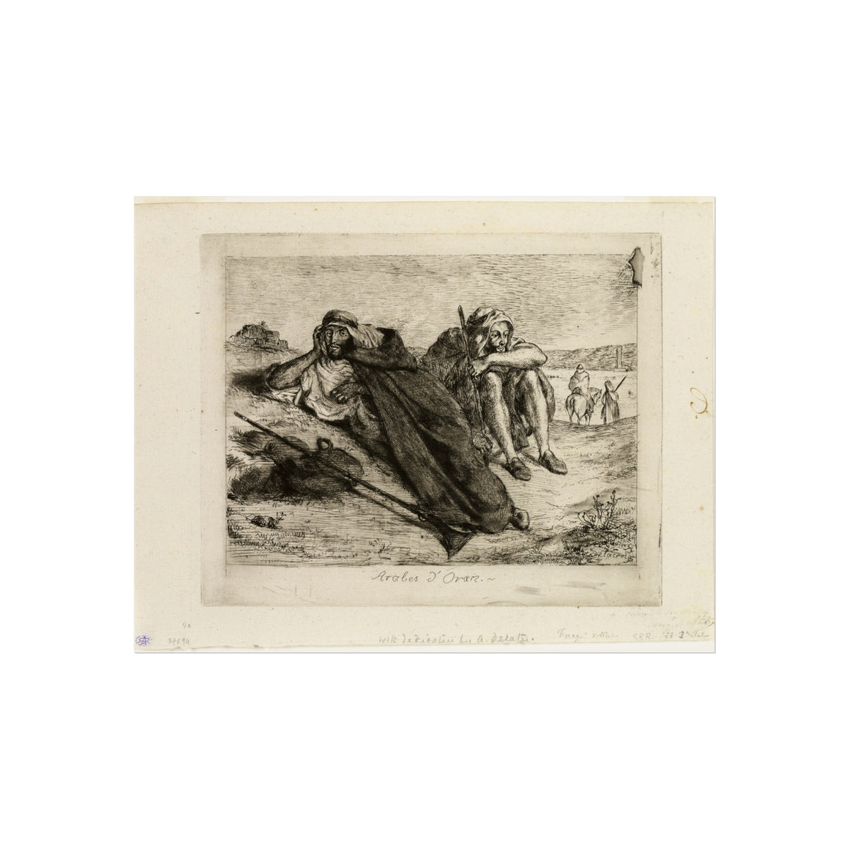 Arabs of Oran — Eugène Delacroix Fine Art Poster
