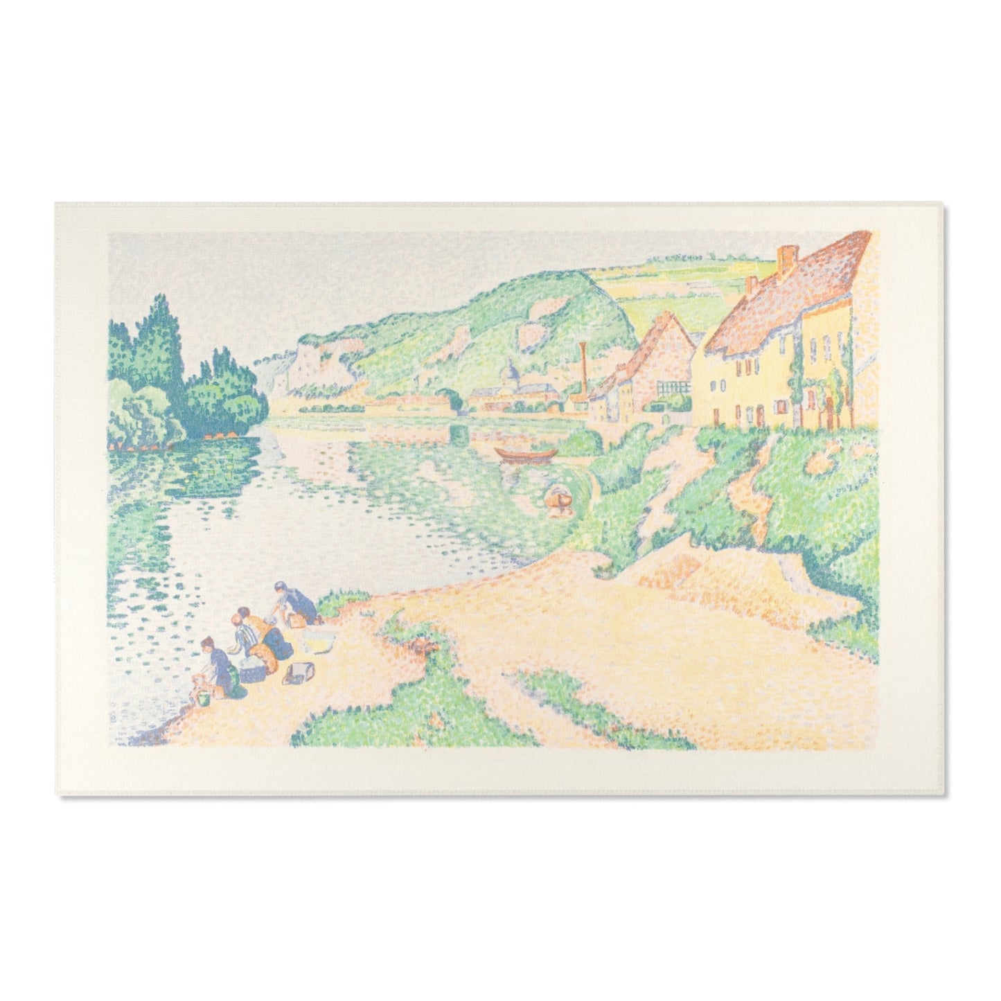 Paul Signac - The Andelys | Area Rug